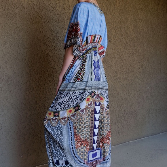 Caftan Dress-Kaftan Coverup Women's Kaftan Dress - Picture 4 of 11